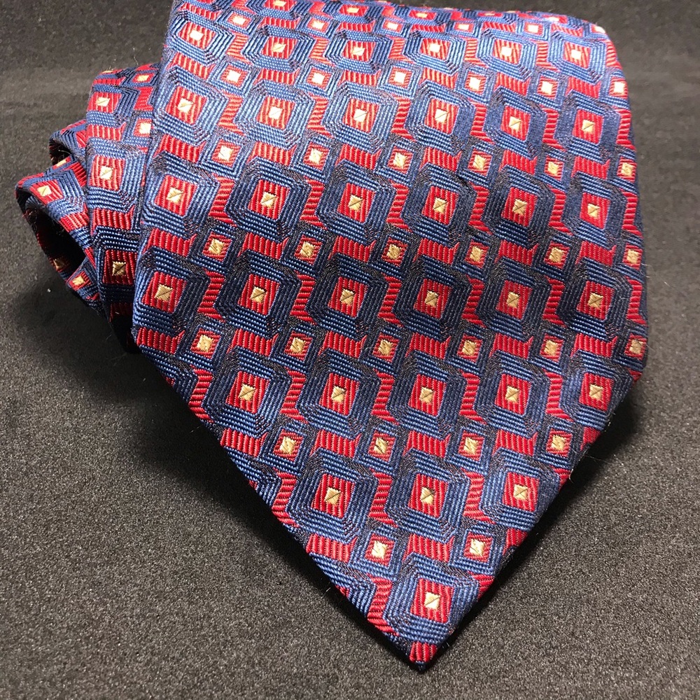 Classic Made in USA Hickey Freeman Silk Tie
